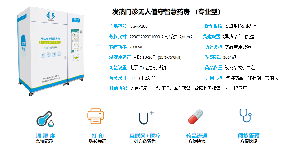 發熱門診無人值守智慧藥房 (普及型)(圖8) 發熱門診無人值守智慧藥房 (普及型)(圖8)